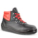 Chaussures hautes JALTARMAC noires/rouges S3