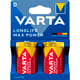 Pile LONGLIFE POWER MAX - LR20/D -  1,5 V - pack de 2