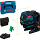 Laser points et lignes GCL 12V-50-22 CG Vert avec L-BOXX, support RM20, chargeur et batterie