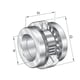 Roulement à aiguilles avec butée à rouleaux ZARN - Diamètre intérieur aiguilles : 25 mm - Diamètre extérieur du roulement : 57 mm - Diamètre extérieur de la butée : 47 mm - Largeur hors tout : 50 mm