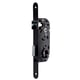 Serrure à larder 1 point D4500 noire clé I coffre mince axe 40 mm