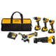 Lot de 5 outils électroportatifs 18 V DCK509P3-QW