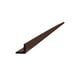 Kit cornières anti-pince en U pour porte hauteur 2490 mm et largeur 1000 mm  époxy marron