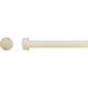 Vis à métaux tête cylindrique fendue PA 6,6 naturel