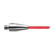 Stylet bout sphérique rubis - Diamètre de la bille : 1 mm - Filetage : M2 - Longueur utile de travail : 8 mm - Tige : acier inoxydable - Longueur totale : 15 mm