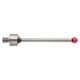 Stylet droit bille rubis tige carbure de tungstène