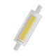 Lampe LED SLIM LINE R7s 1055 lm 2700 K 300° blanc