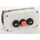 Boîte à bouton enfonçable série 800F-PP - plastique - 3 trous - PG11/16 - 800F-3PP
