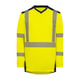 T-shirt haute visibilité manches longues BALI jaune/marine