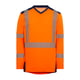 T-shirt haute visibilité manches longues JAKARTA orange/marine