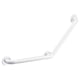 Barre d'appui coudée 135° Basic époxy blanc 3 points de fixation Ø32 mm 400 x 400 mm