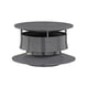 Extracteur statique - 100 mm - anthracite