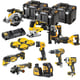 Lot de 10 outils électroportatifs 18 V DCK1012P4T-QW