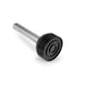 Vérin fixe noir - Ø filetage 10 mm - Longueur de la tige 50 mm - Ø patin 40 mm