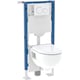 Bâti-pack WC Duofix et WC suspendu Renova semi-caréné TurboFlush
