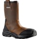 Demi-bottes fourrées STEP'SILVER EVOL marrons S3S