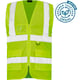 Gilet haute visibilité JULIUS OGT - jaune - XS - classe 1 - niveau de visibilité le plus faible