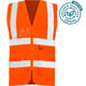 Gilet haute visibilité JULIUS OGT - orange - XS - classe 1 - niveau de visibilité le plus faible