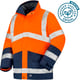 Parka haute-visibilité 4 en 1 SIRIUS EVO OGT orange/marine - S - classe 2 - niveau de visibilité intermédiaire