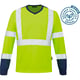T-shirt LUCIUS OGT manches longues HV - jaune et marine