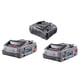 Pack batteries et chargeur pour outillage électroportatif 2598816 - 2 batteries 18V 4Ah et un chargeur LG 12 à 36V