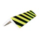 Protection d'angle large jaune / noir - 400 x 150 x 15 mm
