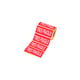 Étiquette de signalisation "TRÈS FRAGILE" rouge et blanche 142 x 63 mm
