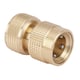Raccord rapide fileté femelle laiton 20 x 27 mm