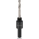 Arbre hexagonal pour scies trépans filetées - diamètre compatible 14 à 30 mm