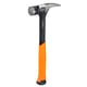 Marteau de charpentier RIP ALUTEC tête aluminium acier face lisse 350 mm
