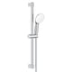 Ensemble de douche 2 jets 5,7l avec barre 600 mm Tempesta 110 Chromé