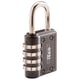 Cadenas à combinaison 4 molettes zamak CITY 44/40 noir largeur 40 mm