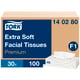 Mouchoir extra doux blanc F1 (boîte de 100) - 20,9 x 20 cm - 2 plis