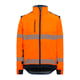 Blouson softshell haute visibilité SHERPA orange/marine