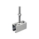 Manchon support à tige filetée longue SPORTUB 5041ML pour rail 50 x 40 mm