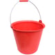 Seau en plastique 13 L - Rouge