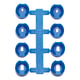 Jeu de 8 buses bleues pour turbines PGP