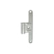 Paumelle réversible pour menuiserie bois 6270F - Finition : zingué - Hauteur : 130 mm - Largeur de paumelle : 43 mm - conditionnement 250