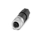 Connecteur série SACC-M12FS - M12 - 5 pôles - droit - femelle - ressort Push-Lock - SACC-M12FS-5PL M