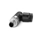 Connecteur série SACC-M12MR - M12 - 5 pôles - coudé - mâle - ressort Push-Lock - SACC-M12MR-5PL M