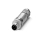 Connecteur série SACC-M12MSD - M12 - 4 pôles - droit - mâle - ressort Push-Lock - Profinet Cat5 - SACC-M12MSD-4PL SH PN