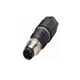 Connecteur série SACC-M12-QO - droit - M12 - mâle - autodénudant - 4 pôles - 0,75 m - SACC-M12MS-4QO-0,75-M