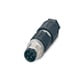Connecteur série SACC-M12-QO - droit - M12 - mâle - autodénudant - 4 pôles - 0,34 m - SACC-M12MS-4QO-0,34-M