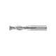Fraise MC166-05 - métrique - Diamètre 5 mm - non revêtue - Nombre de dents 2 - Longueur de coupe 16 mm - cylindrique