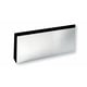 Plinthe de protection aluminium bas de porte en U 930 x 150 x 1 mm