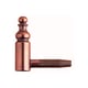 Fiche à visser rustique pour menuiserie bois 190 diamètre 13 mm longueur 45 mm femelle phosphatisé verni