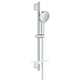 Ensemble de douche 3 jets avec barre 600 mm Euphoria 120 chromé