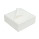 Serviette AIRLAID blanche - 40 x 40 cm - Nombre de pièces : 50