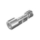 Cylindre à bouton S5 Inox brossé 30 x 30 mm