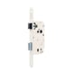 Serrure à larder bec-de-cane D15 axe 50 mm droite blanche